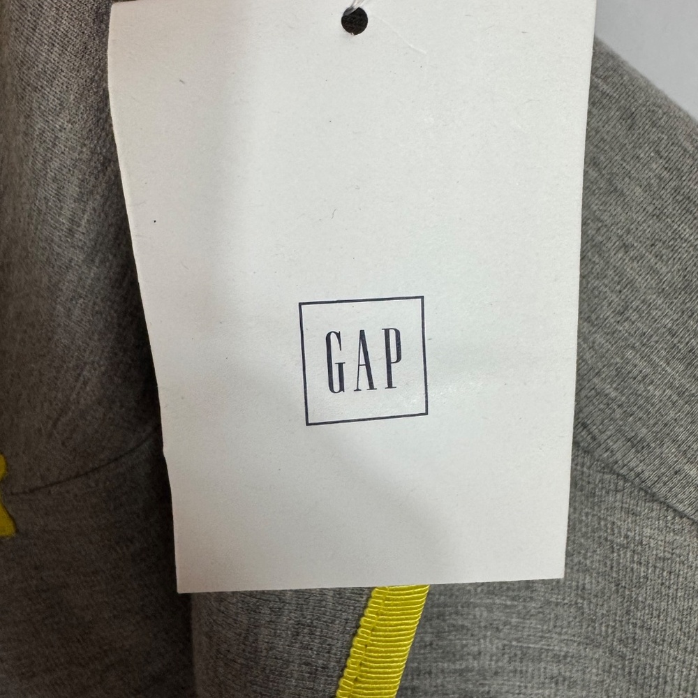 Gap The Academy Blazer Gray Yellow Trim Women’s Size 8 Tailored Jacket NWT - Picture 5 of 6